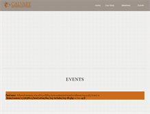 Tablet Screenshot of calvaryfmc.com
